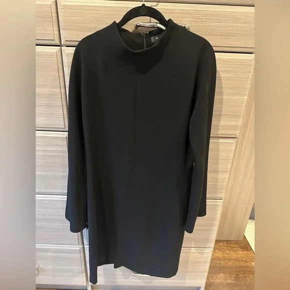red long sleeve dresses for women Red Ribbed Knit Long Sleeves Dress Medium